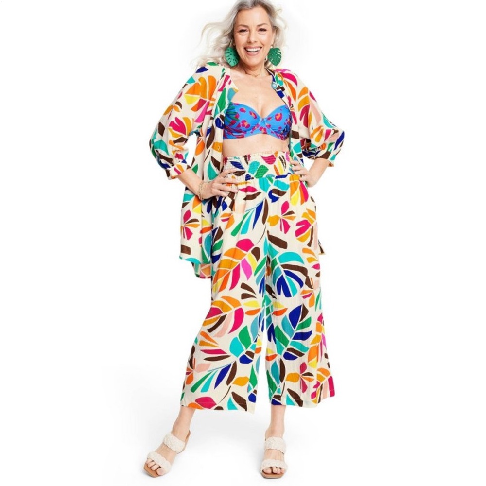 Women’s Botanical Cover Up Pants-Tabitha Brown for Target